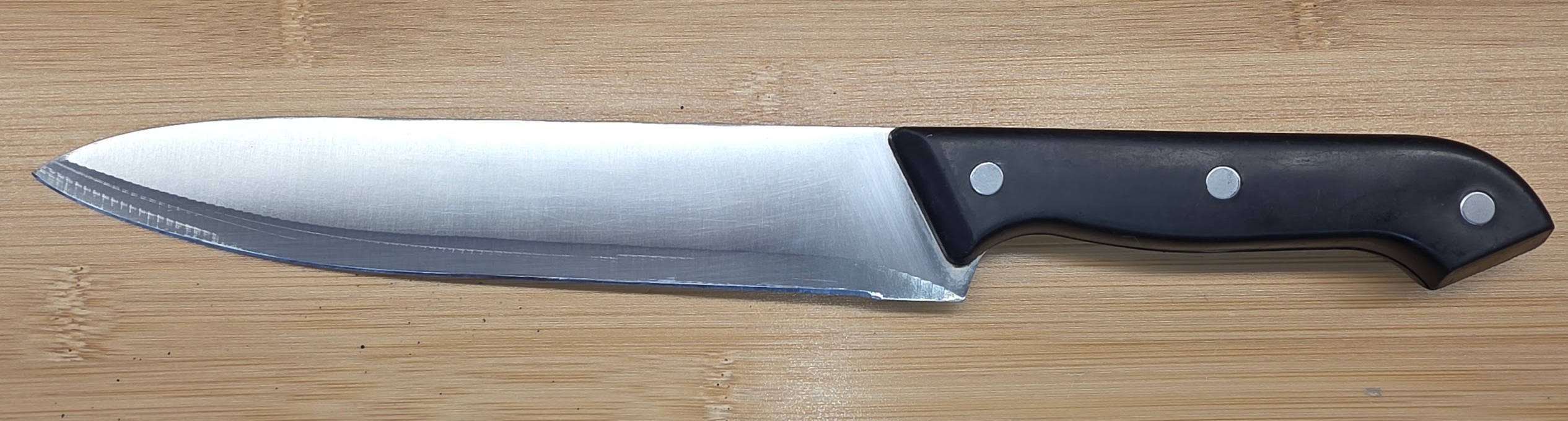 Knife after broken tip repair